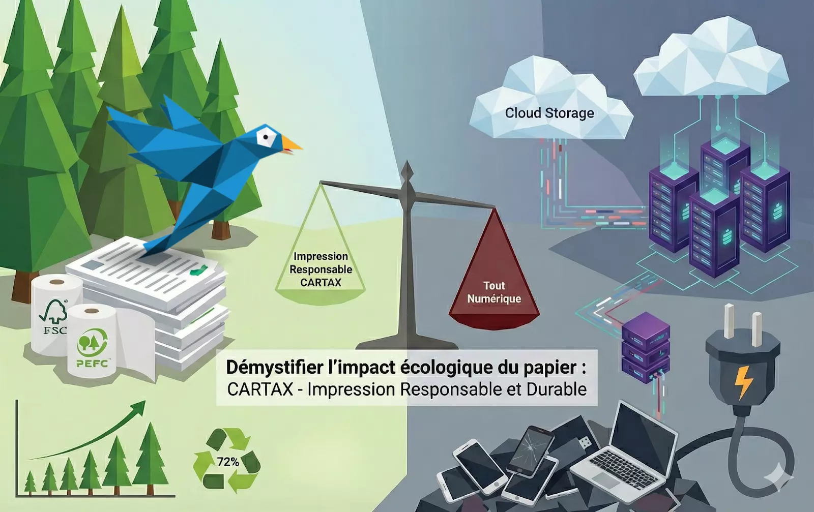 Démystifier l’impact écologique du papier : Au-delà des idées reçues