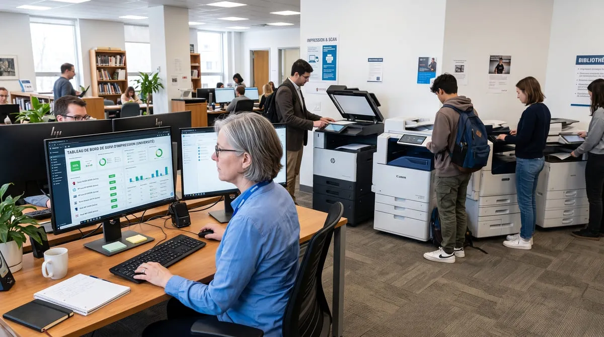 Gestion des impressions avec des copieurs multi-marques